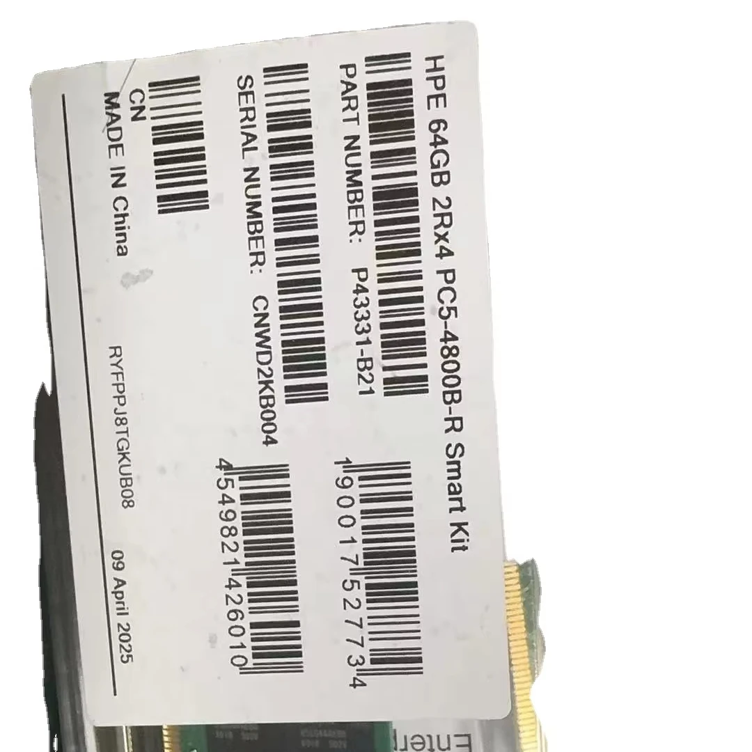 En Stock serveur RAM 64 Go 4800 DDR5 ECC pour modèle P43331-B21 P68073-001