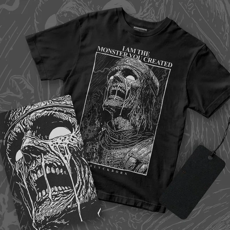 تي شيرت The Monster You Created مصنوع من القطن بجميع المقاسات للجنسين #1
