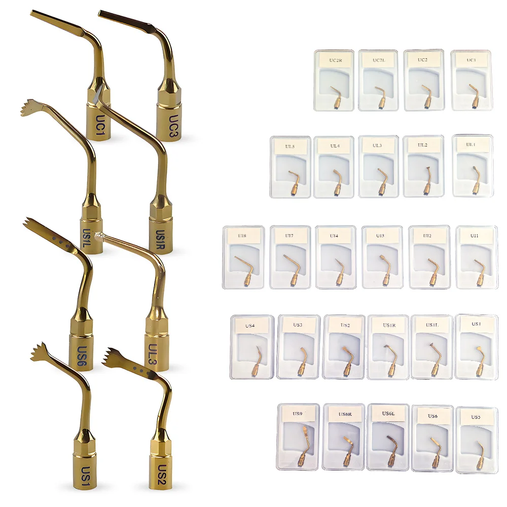 Dental Piezosurgery Tips US/UL/UC/UI Series for Bone Cutting & Sinus Lifting – Compatible with Woodpecker Mectron