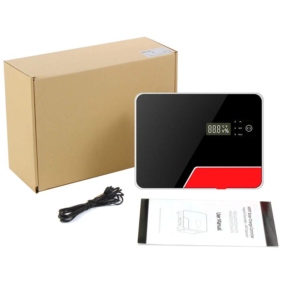 

40Amp Mppt Solar Charge Controller 12V 24V 36V 48V fit Lifepo4, Sealed, Gel, AGM, Flooded, Lithium Battery