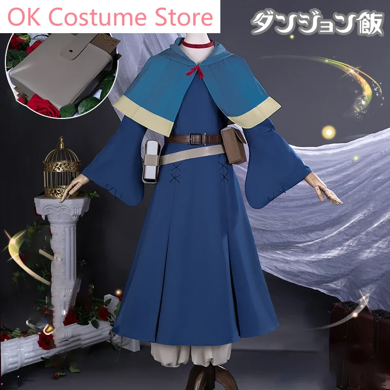 Anime Delicious in Dungeon Marcille Donato Cosplay Costumes Women Girls Dress Outfit Halloween Party Unifrom