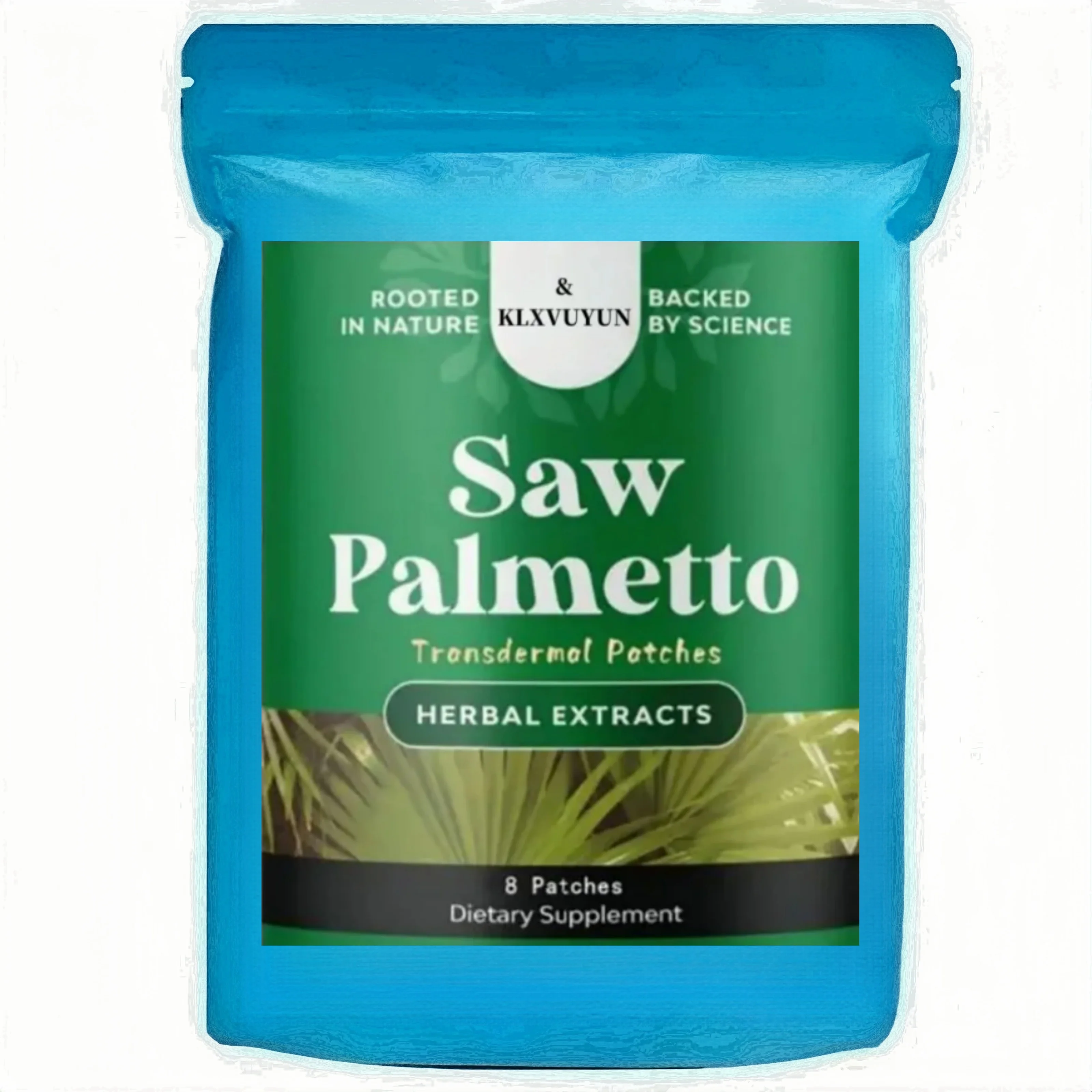 Parches de extracto de Saw Palmetto puro: suplemento mejorado para el crecimiento del cabello con Saw Palmetto para mujeres y hombres