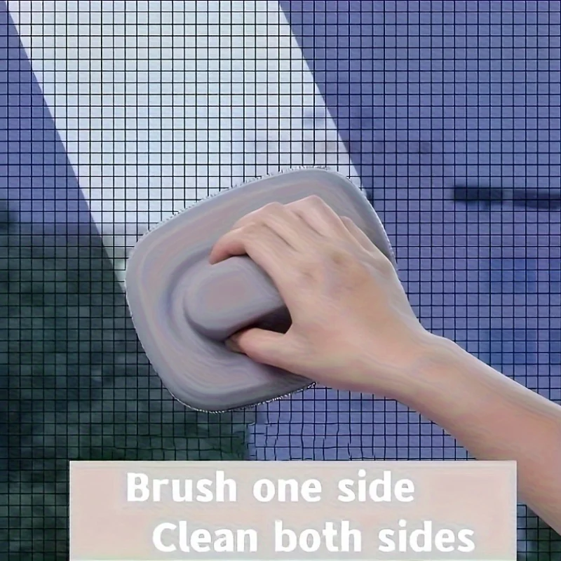 1pc Multi-purpose Screen Window Cleaning Brush - Effective Flat Surface Cleaner For Sofas, Walls, Carpets Cleaning Supplies