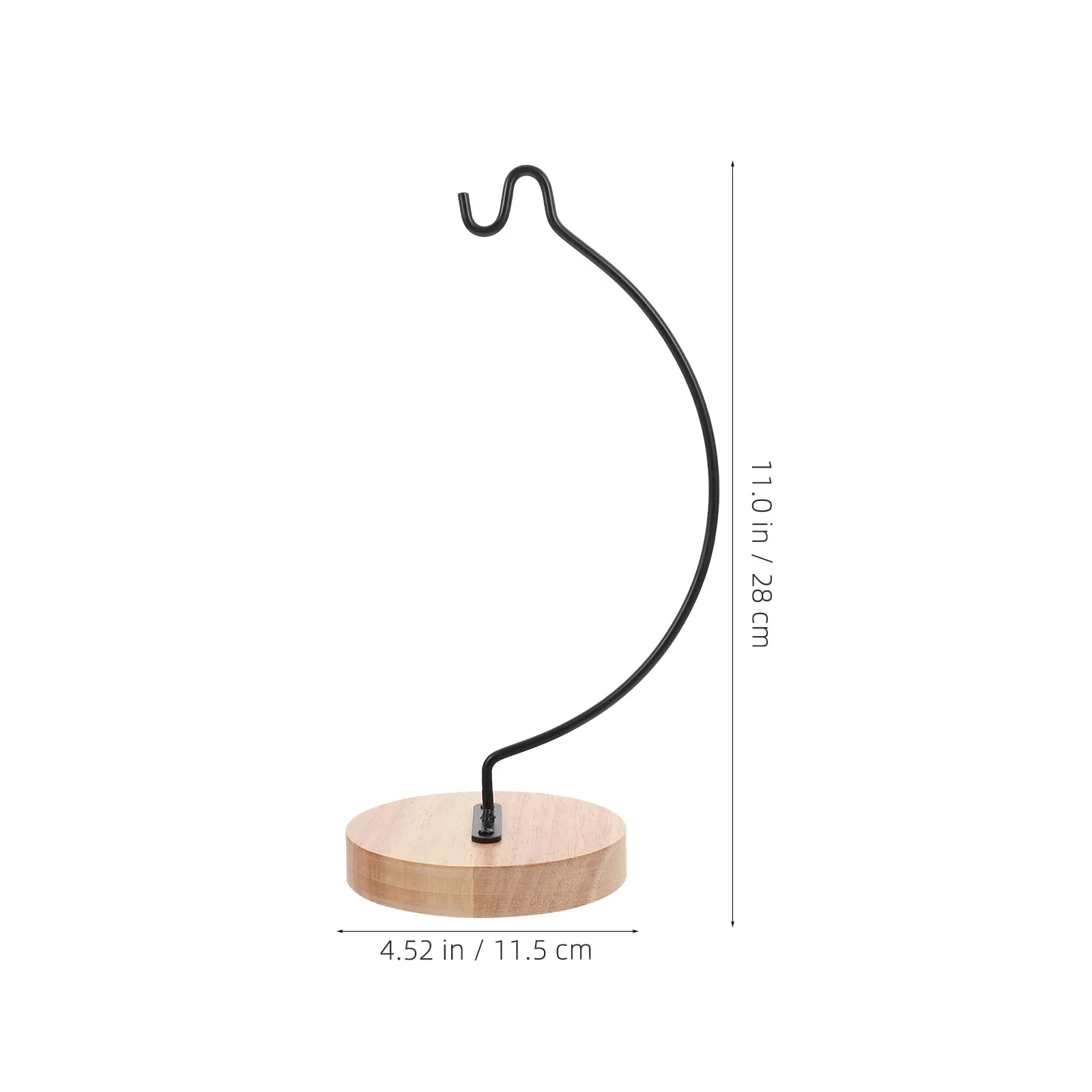 Minimalist Hanging Plant Holder – Glass Vase Stand with Hook for Indoor Flower Display & Home Decoration
