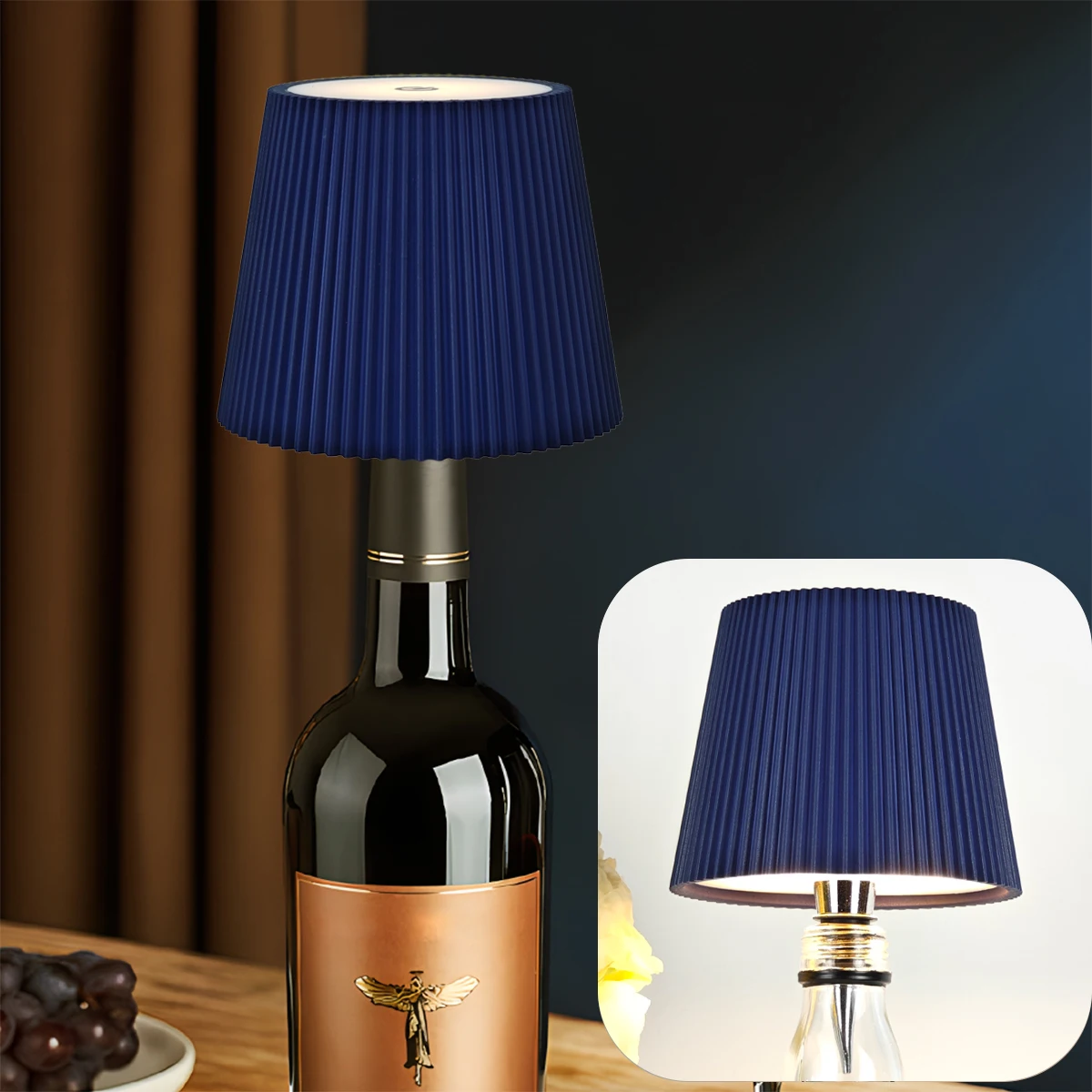 NONE Wireless LED Wine Bottle Lamp 6