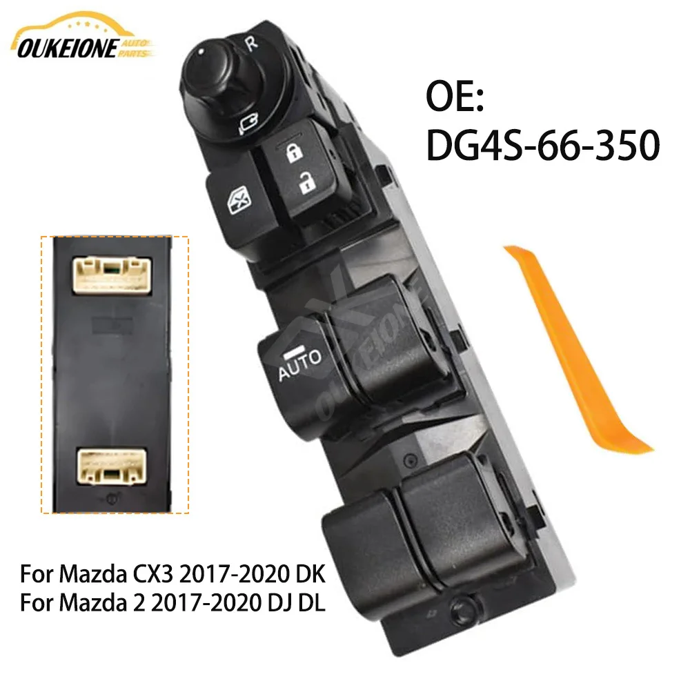 

For Mazda CX3 2 2017 2018 2019 2020 DG4S-66-350 Front Left Electric Master Power Window Control Switch Button Car Accessories