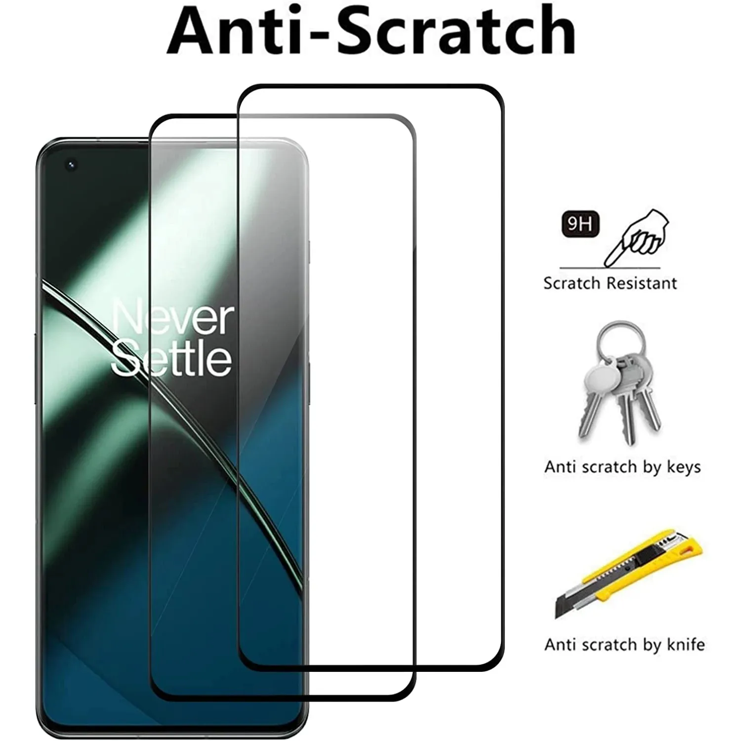

2/5Pcs 3D Screen Protector Glass For OnePlus 11 Tempered Glass Film