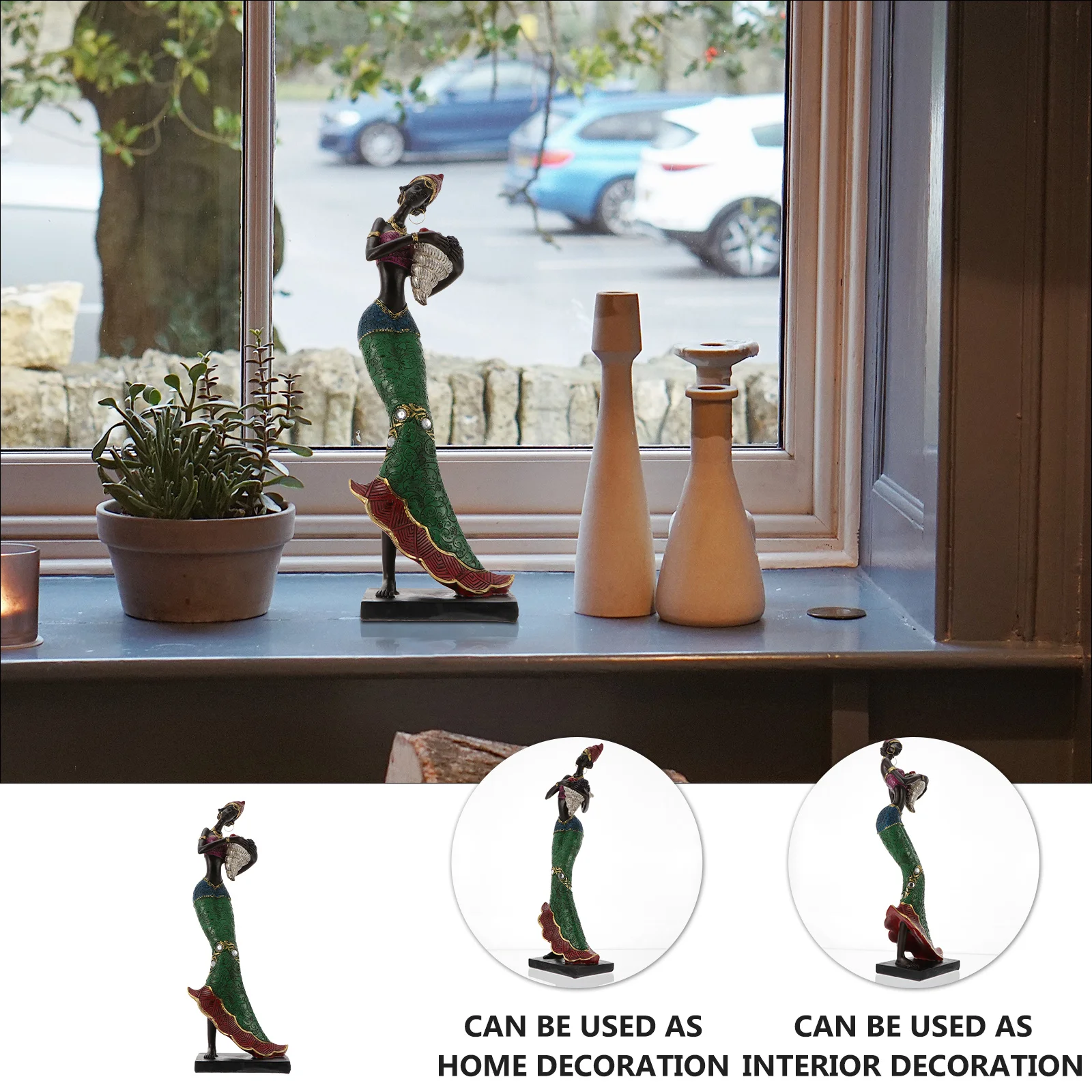 

resin figurines desk figurines desk resin ornament resin craftwork African women figurine