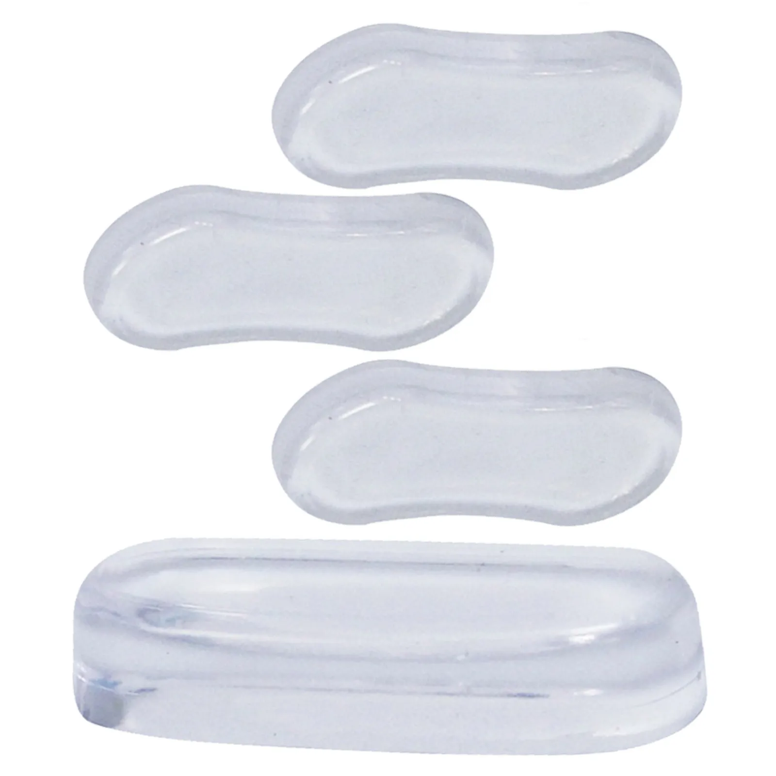 4Pcs Toilet Seat Stabilizer Pads Silicone Bumpers Noise Reduction Soft Close Cushion Pads Anti Slip Toilet Lid Dampers Hotel