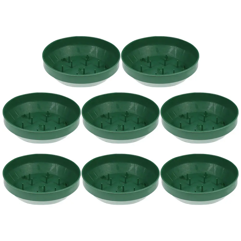 

8Pcs Flower Mud Tray Plastic Floral Foam Fixing Tray for Arrangement Supplies Effortless Professional Stylish Party Wedding
