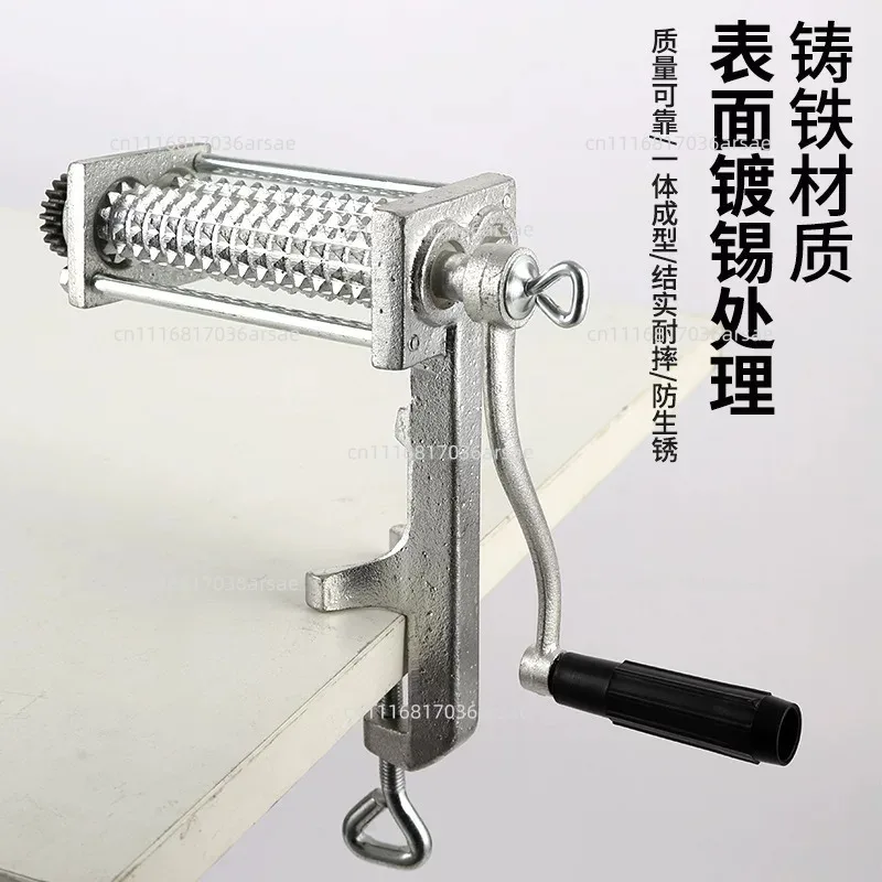 Manual aluminum household small labor-saving cast iron meat tenderizer