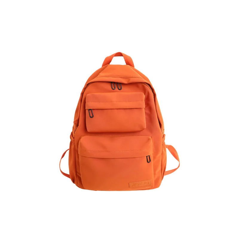 Mochila de gran capacidad para estudiantes universitarios femeninas, bolso de hombro minimalista, Estilo Vintage, a la moda