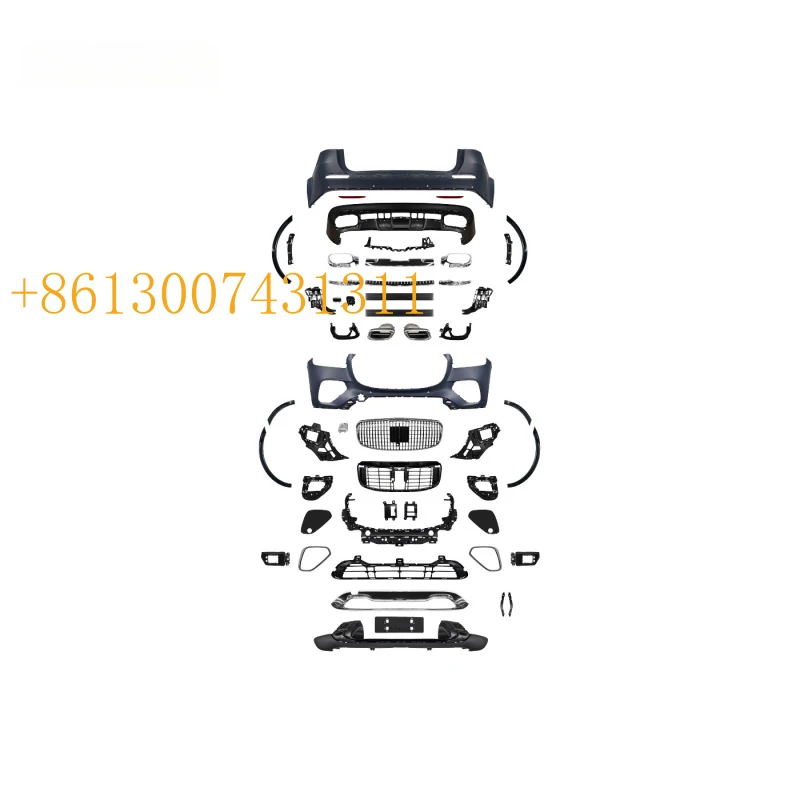 X167 2020-2025 Maybach Surround Kit Front Rear Bumper Assembly Grille Mod Parts Benzer Large SUV