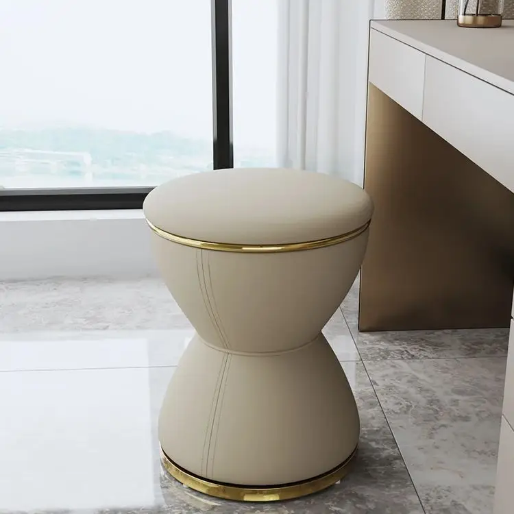 

Nordic Dressing Stool Simple Modern Household Luxury Girls Bedroom Dresser Makeup Ottomans Manicure Stool Living Room Furniture