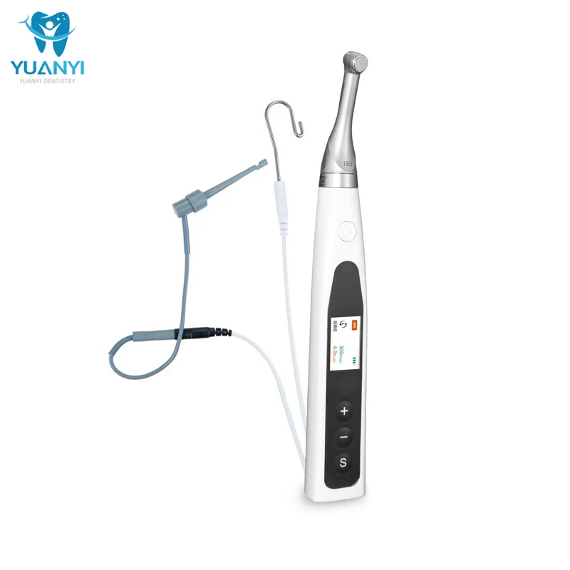 2 IN 1 Dental Wireless Endomotor With Built-in Apex Locator Cordless Endodontic Motor with 1:1 Contra Angle Dentistry Equipment