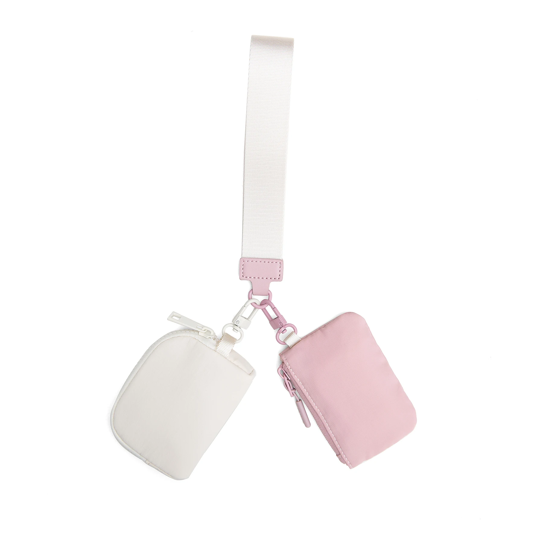 Mini Rits Rond Polsbandje Portemonnee Voor Vrouwen Dual Pouch Polsbandjes Draagbaar Voor Polsbandtassen Voor Mini Vrouwen Munt Pock