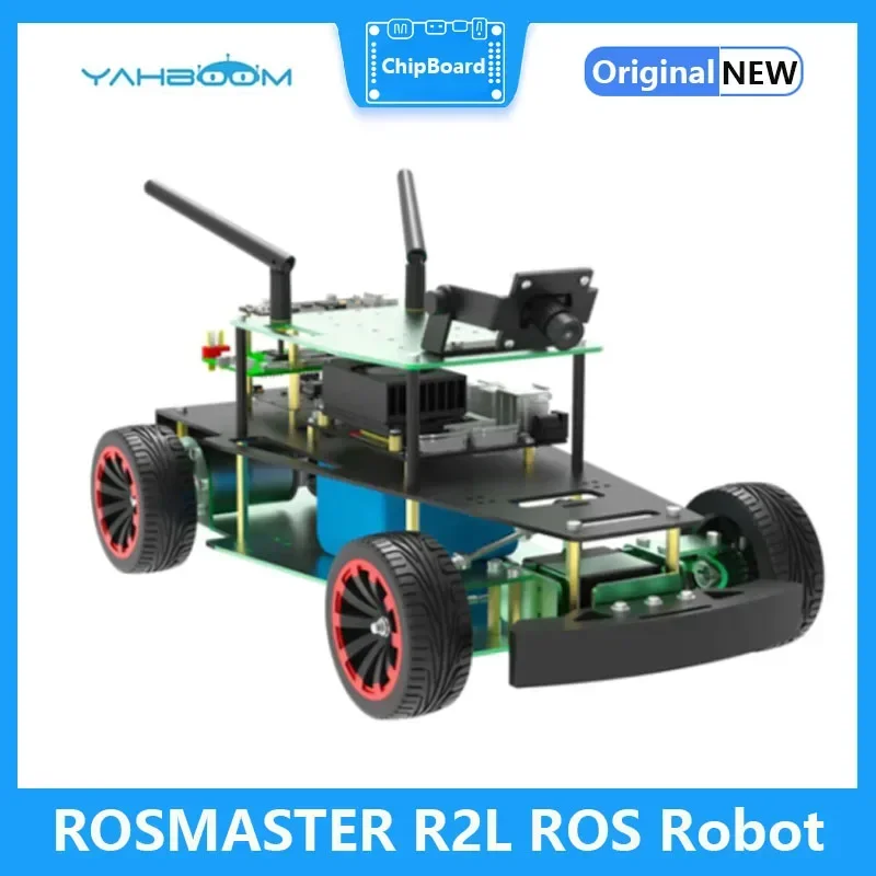 ROSMASTER R2L ROS Robot With Ackermann structure For Jetson NANO 4GB/Xavier NX/TX2 NX(Max Speed:1.8m/s)