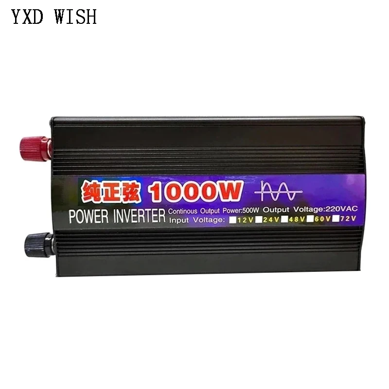 2600W/2000W/1600W Pure Sine Wave Inverter 12V TO 220V Voltage Transformer Converter LED Display Power Inverter
