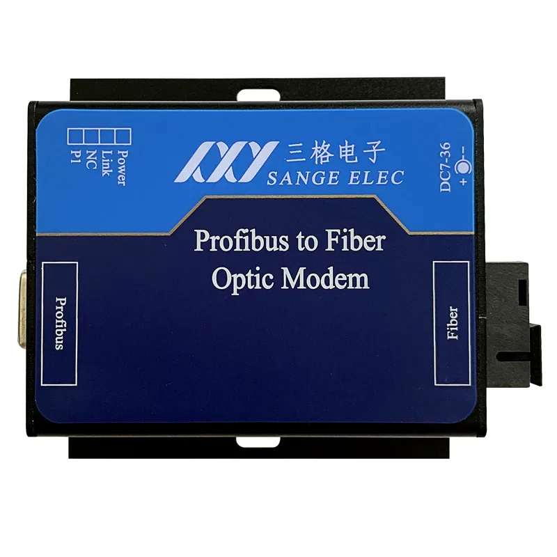 PROFIBUS Optical Transceiver to Optical Fiber Module Converter Communication Extension Single / Multimode Point-to-point SC / FC