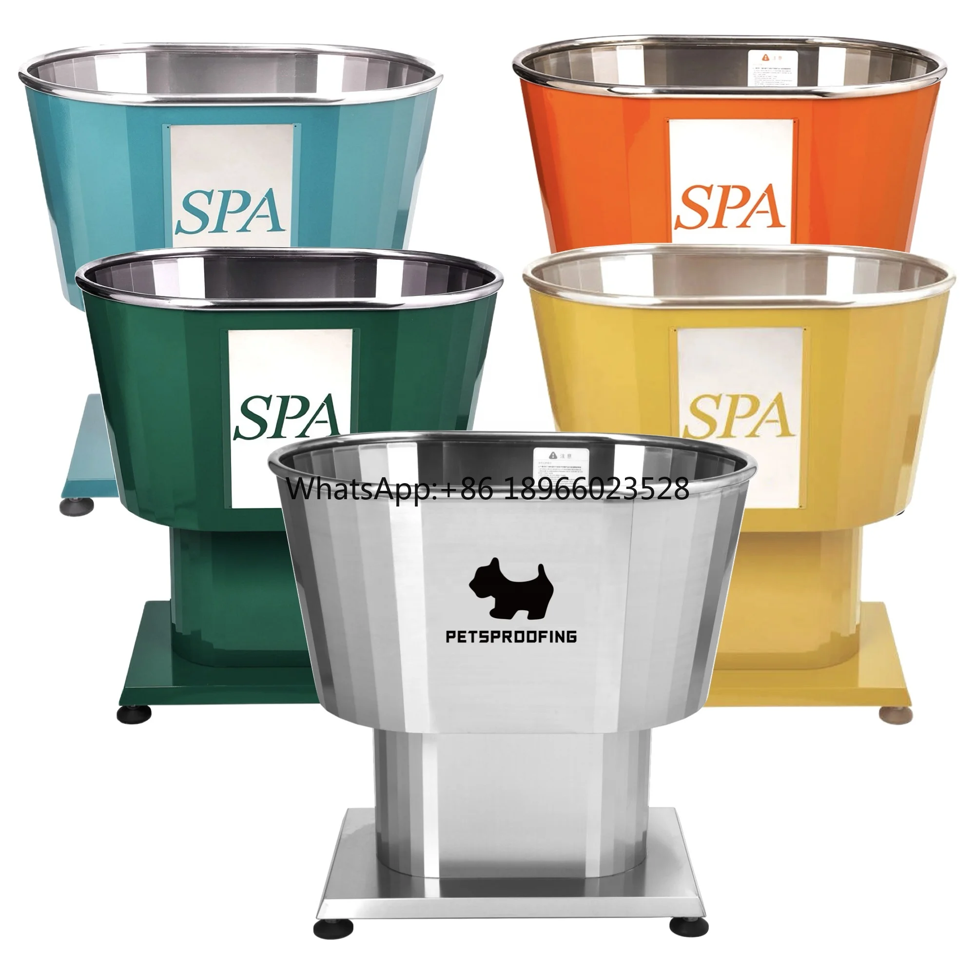 Novelty Designed Grooming Salon inside stainless steel Pet Water Spa bubble Dog Bath Tub Bathing Tubs Bathtub