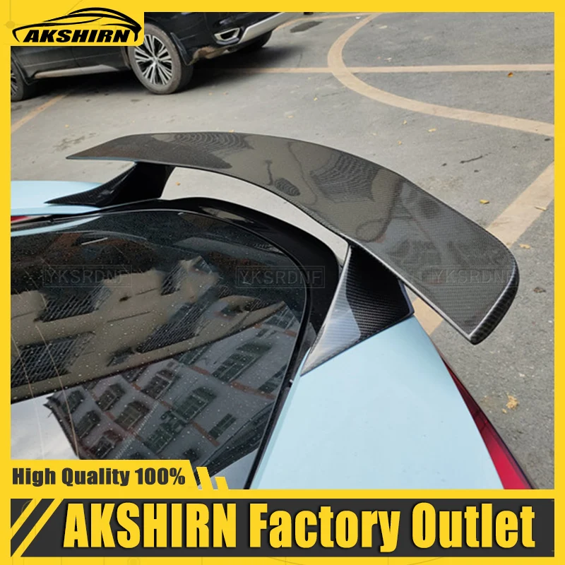 

For BMW i8 2014-2019 GT style Carbon Fiber Rear Roof Spoiler Wing Trunk Lip Boot Cover Car Styling