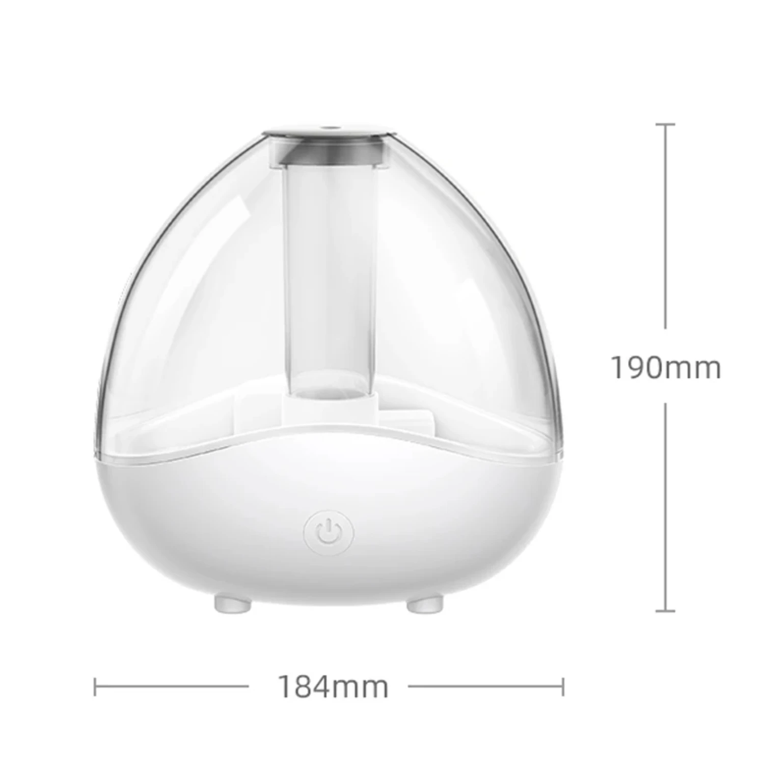 Humidificador de aire ultrasónico para dormitorio de 1,5 L fácil de limpiar