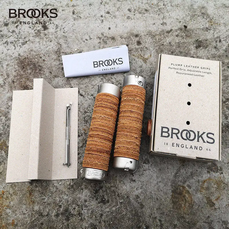 British BROOKS ENDLAND Plump Leather Grip For Brompton FoldingBicycles view 3