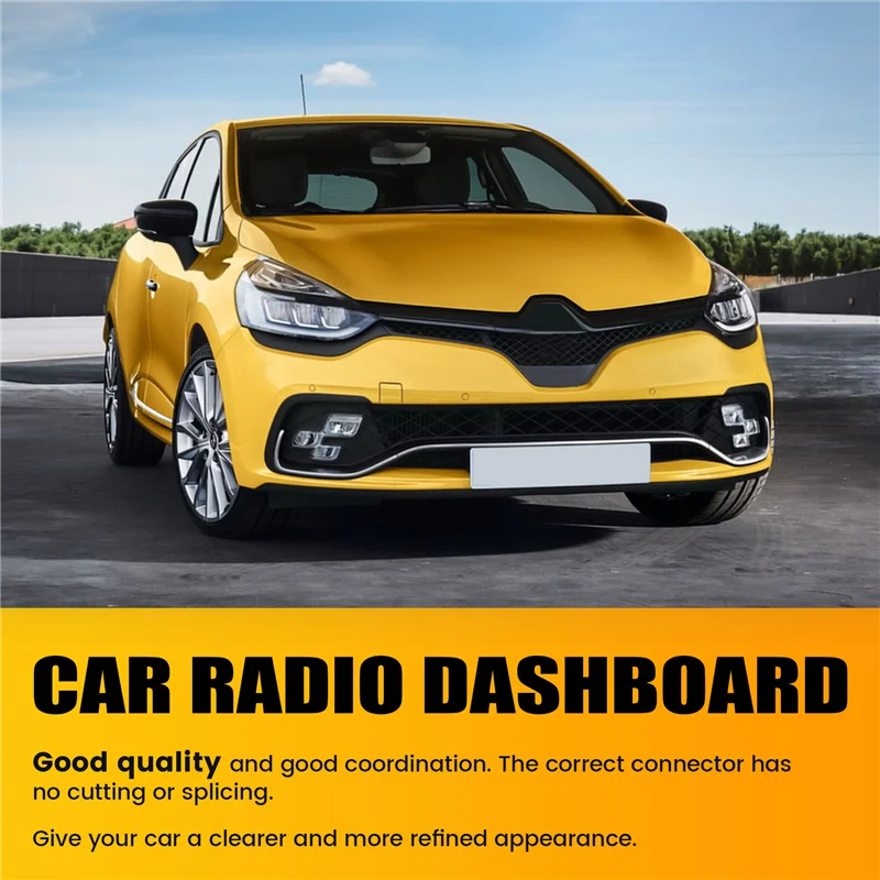 

A20K-2 Din 10.1 Inch Car Radio Fascia Panel Frame For Renault Clio 2012-2019 Dashboard Installation Trim Kit