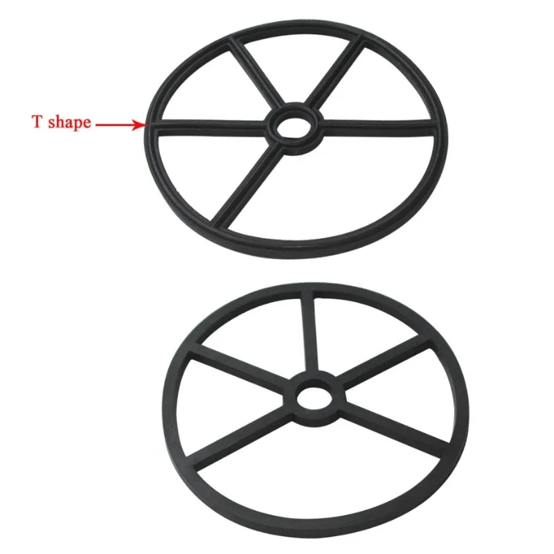 1PCS Spider Gasket OD12.8-17.5mm for Sand Filter Multi Port Valve Pool Spa Spider Gasket Replacement Parts 4/5 Holes Black
