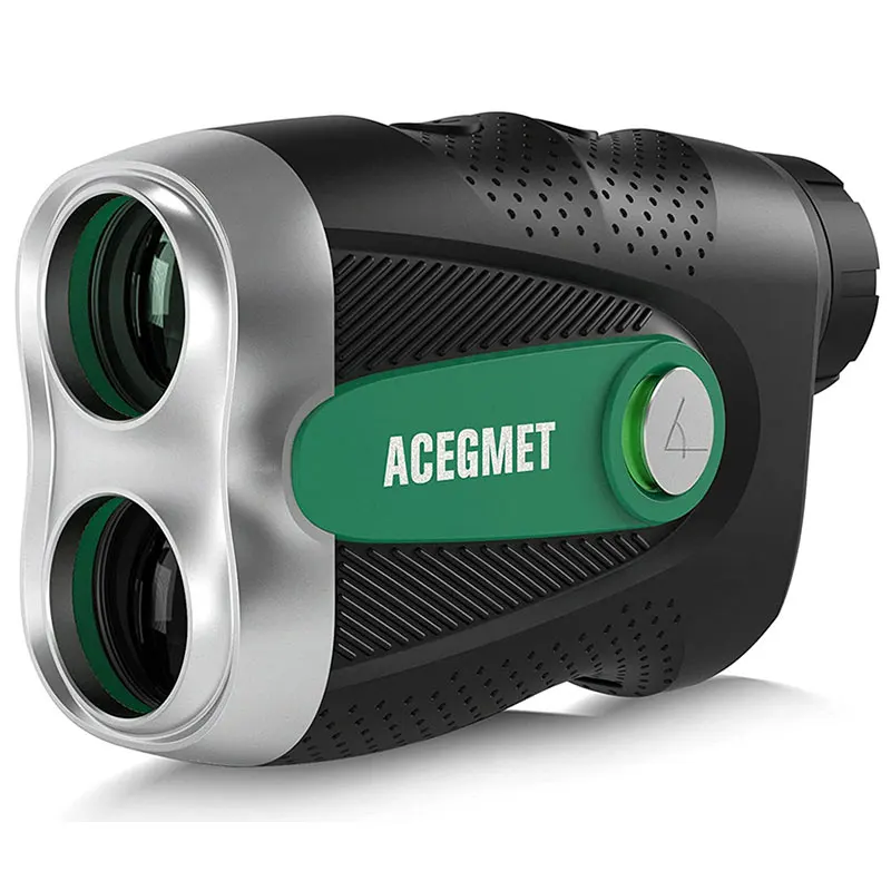 ACEGMET PF2C Laser Golf Rangefinder With Slope Magnetic Flag Lock Pulse Vibration 650 Yard Rangefinder Telescope