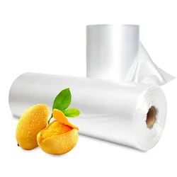 1 Roll 350 Bags Plastic Produce Clear Bag On Roll Kitchen Food Fruit Storage