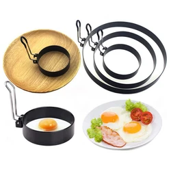 9/10/15/20cm Pancake Ring Mold Metal Fried Egg Shaper Non Stick Egg Cooking Ring Homemade Round Omelet Mold