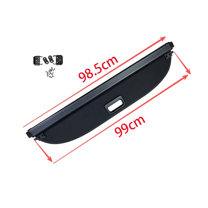 Trunk Curtain Cover Organizer For Toyota C-HR CHR 2016-2022 SUV Rear Rack Partition Shelter Shield Shade Luggage Cargo Storage