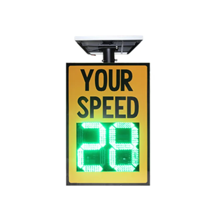 

Speed Display Radar Traffic Sign Solar Radar Speed Sign Board Detector For Roadway Safety Slow Down Flashing Highway Sign