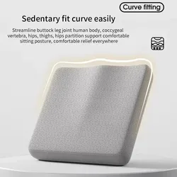 Homefish Ergonomic Memory Cotton Office Cushion Hemorrhoid Cushion Chair Cushion A Sitting Artifact Butt Pad