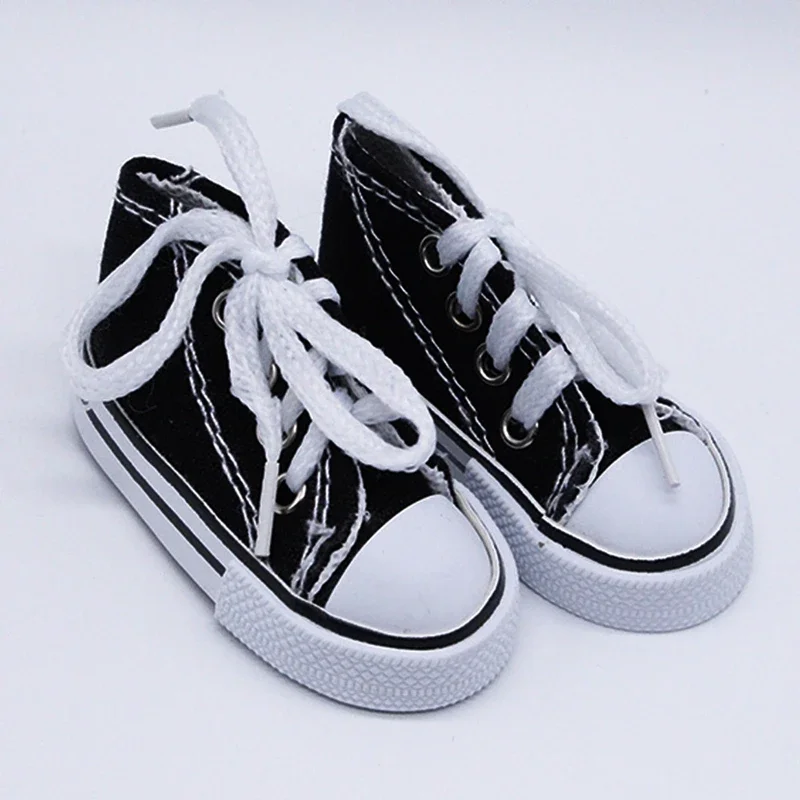 7.5cm Canvas Shoes for 1/3 60cm SD BJD Doll Girls Fashion DIY Dress Up Gift Toy Accessories