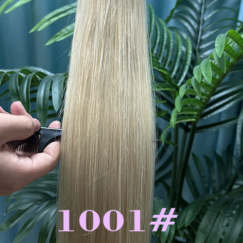 50 Stuks Nano Ring Human Hair Extensions Rechte Remy Micro Kralen Ring Haarverlenging 0.5G/0.8G/1G/Strand 12-26Inch Natuurlijke Kleur