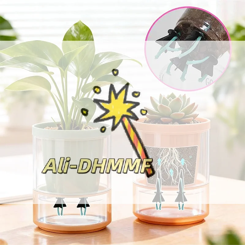 

Держите растения в увлажненном состоянии в течение нескольких недель! 10 самополивающихся шпагатов, идеально подходят для отпуска или загруженного расписания, регулируемый поток для любого горшка