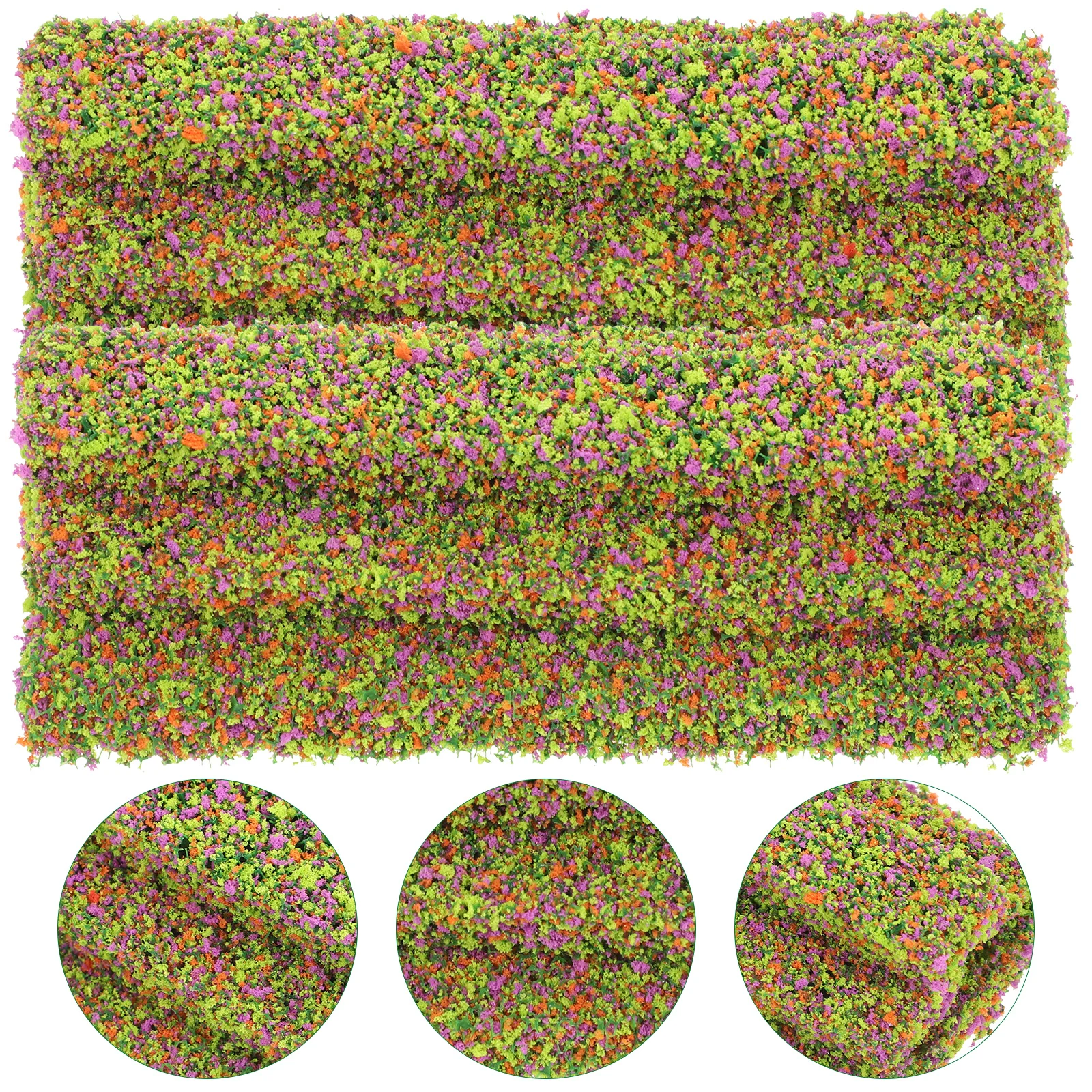 

20 Pcs Mini Flower Decoration Miniature Scenery Model Simulation Cluster Gaming Shrub Landscape Sponge Terrain