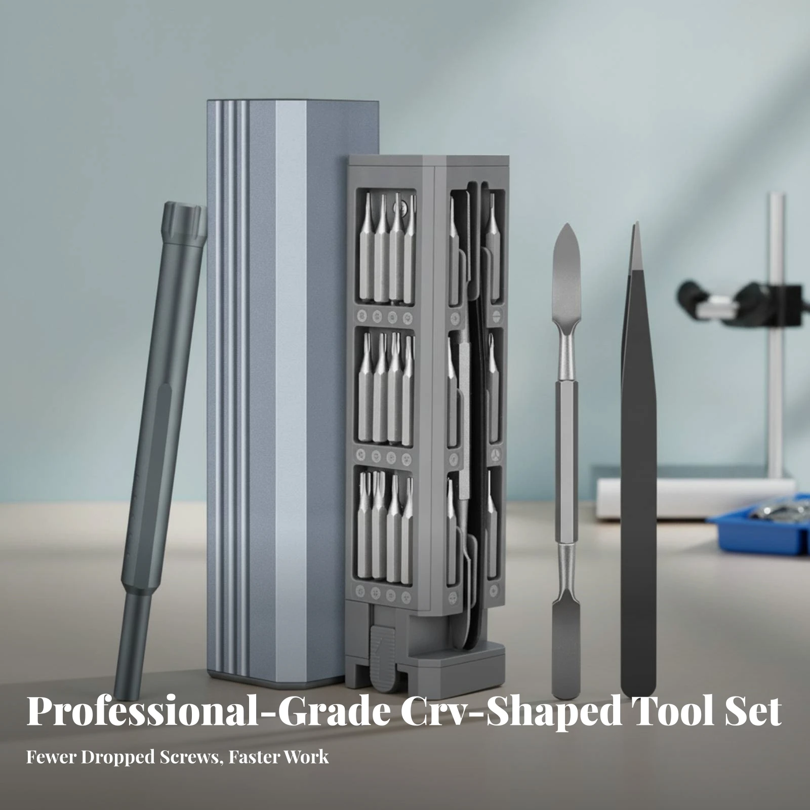 Precision Screwdriver Set Professional Screwdriver Set with Storage Case Repair Kit Magnetically-Attracting Tool Compact