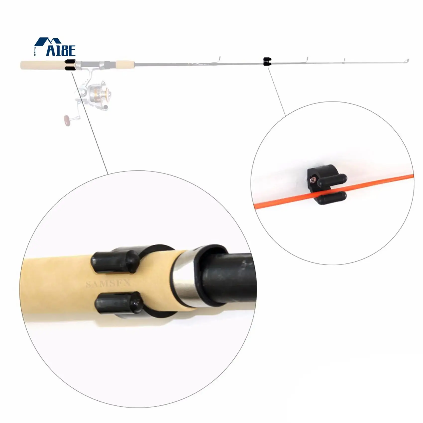 

A18E-20 шт. зажим для хранения удочки/держатели для бильярдного снукерного кия/стойка для хранения удочек