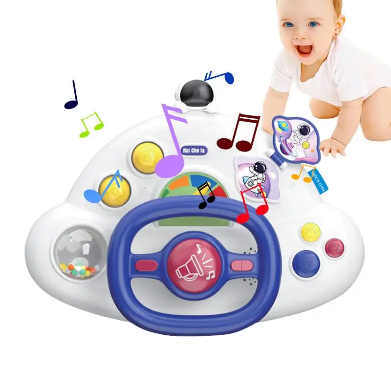 Simulated Driving Toys Driving Controller Steering Simulated Wheel Toy Interactive Portable Learning Toy Driver Toy For Kids &