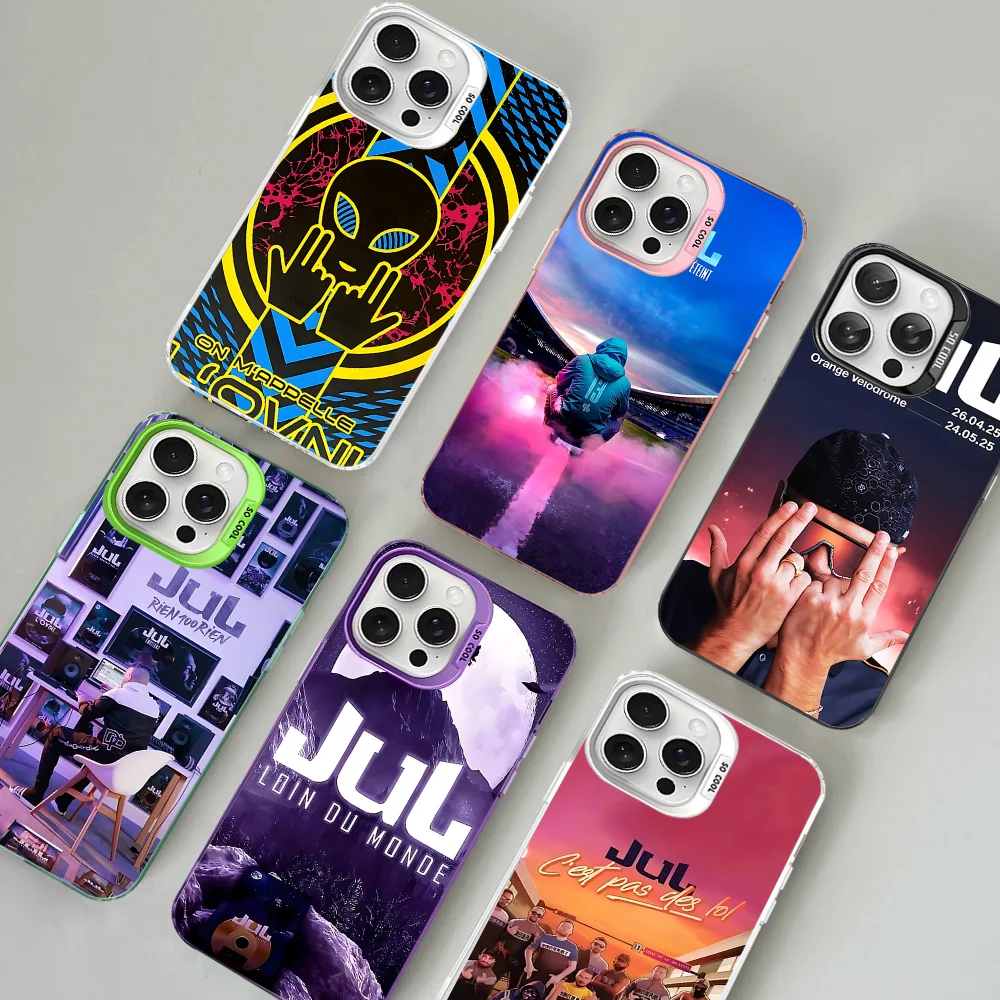 

Rapper JuL C'est Pas Des Lol Phone Case For IPhone 16 15 14 13 12 11 Pro Max X XR XSMAX 8 7 Plus Matte Shockproof Back Cover