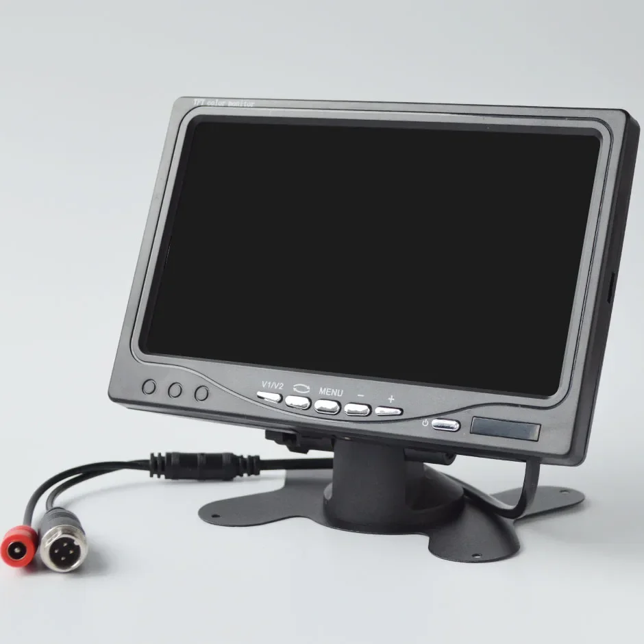 HD Einfach zu installierende Rückfahrkamera mit 7-Zoll-LCD-Farb-Rückfahrmonitor 12 V/24 V für Bus, LKW, Wohnmobil, Anhänger, Pickups, Wohnmobil, LKW – Detail 6