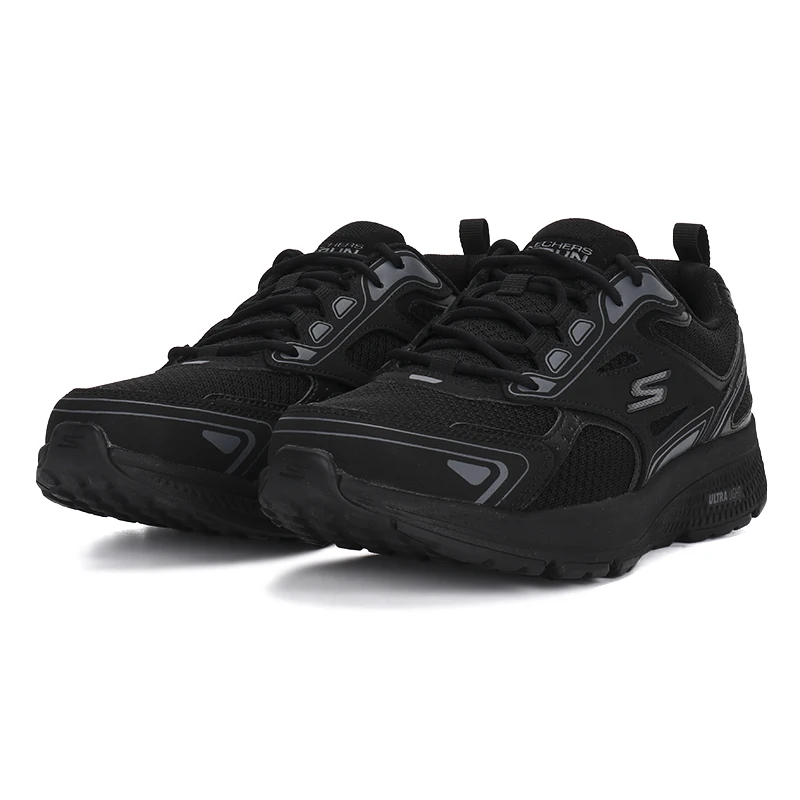 Skechers Men's Shoes Go Run Sports Shoes Cushioning Mesh Running Shoes Fashionable Lightweight Comfortable Walking Shoes 220034-Bkcc