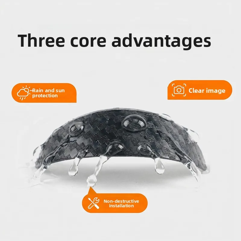 New Car Camera Lens Protector Rear View Backup Camera Cover 360° Camera Protection Anti Scratch Waterproof Dust-proof Car Parts