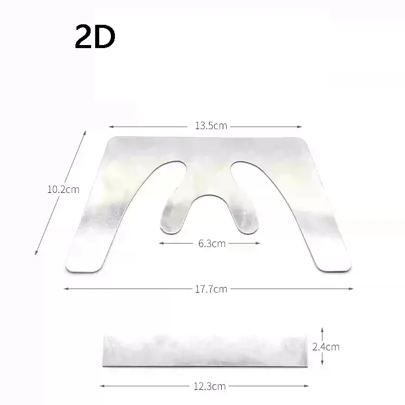 Dental Orthodontic Fox Plane Plate 2D 3D Occlusal Jaw Positioning Guide for Maxillary Cast & Full Denture