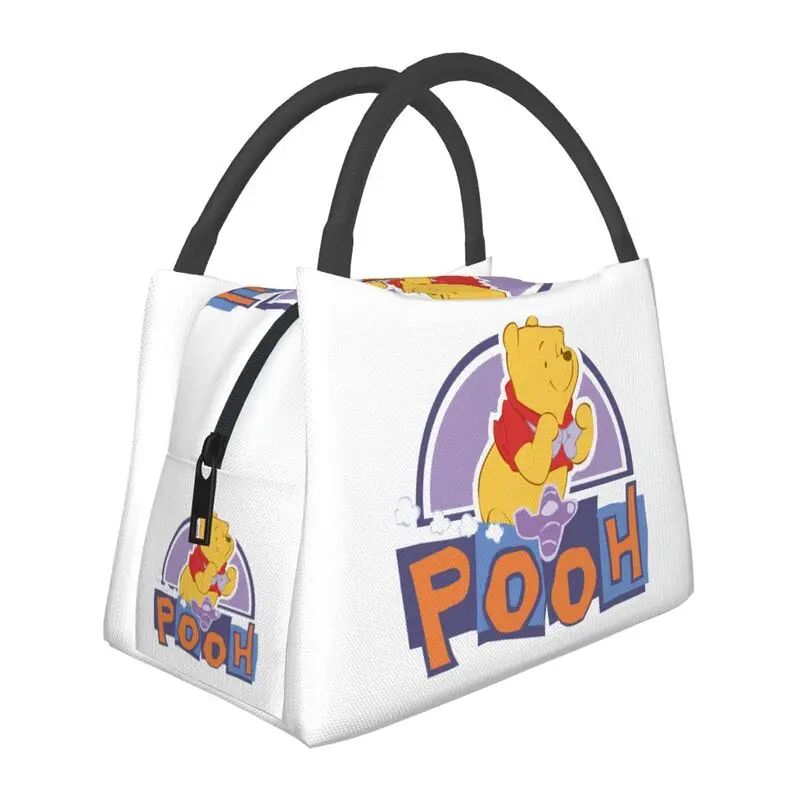 

Изолированные сумки для обеда с анимацией Винни-Пух для женщин, портативный термохолодильник, ланч-бокс для еды, работа, путешествия