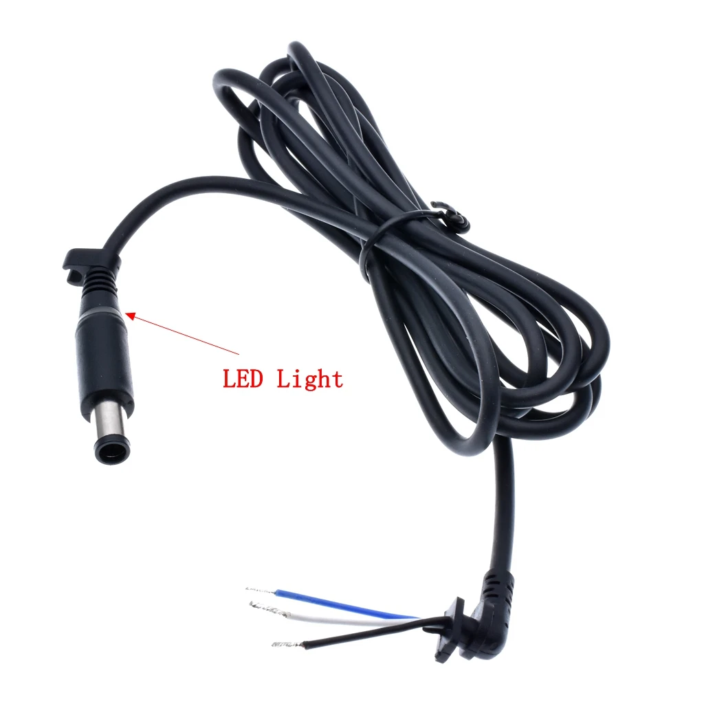 7.4x5.0mm kabel zasilający przewód złącze gniazdo DC ładowarka przejściówka zasilania kabel zasilający dla HP DELL laptopa 1.2 M