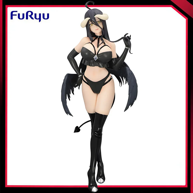 

In Stock Original FuRyu OVERLORD BiCute Dark Albedo Action Figure Toys PVC Model Collection Action Figurine Doll Birthday Gift